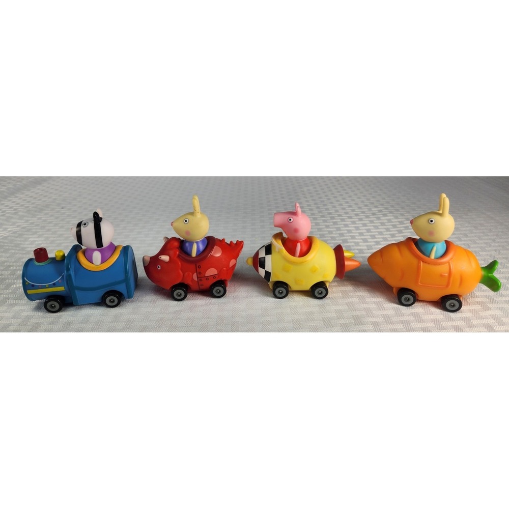 Peppa Pig Mini Buggie Racers Train Lot 2003 Jazwares